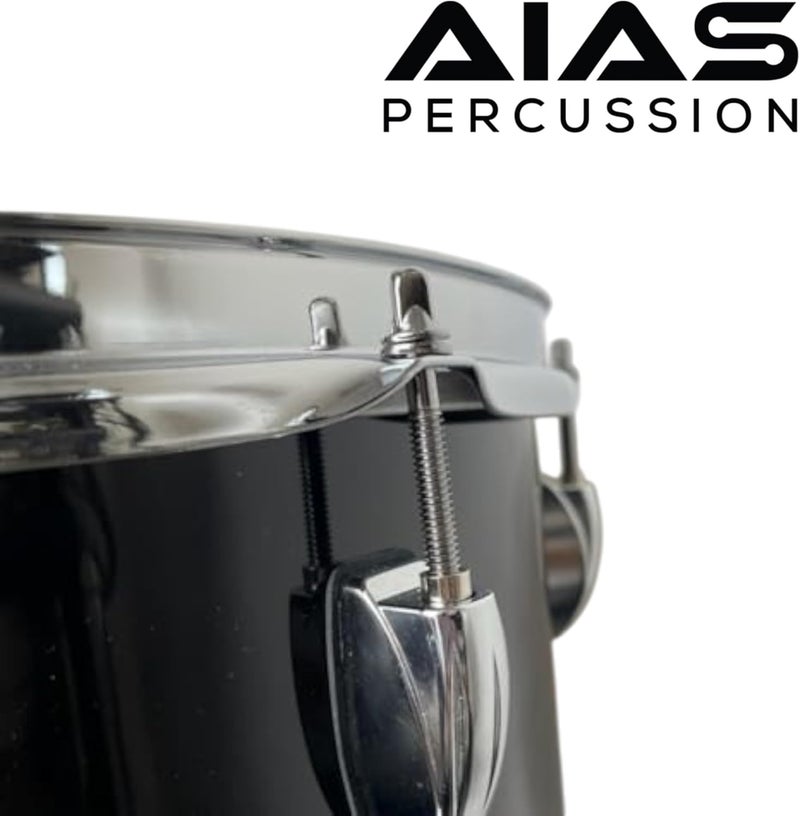 AIAS 3 Inch Chrome Plated Drum Tension Rods 12 Pack with Washers | Replacement Tuning Screws for Snare and Tom Drums - Image 3
